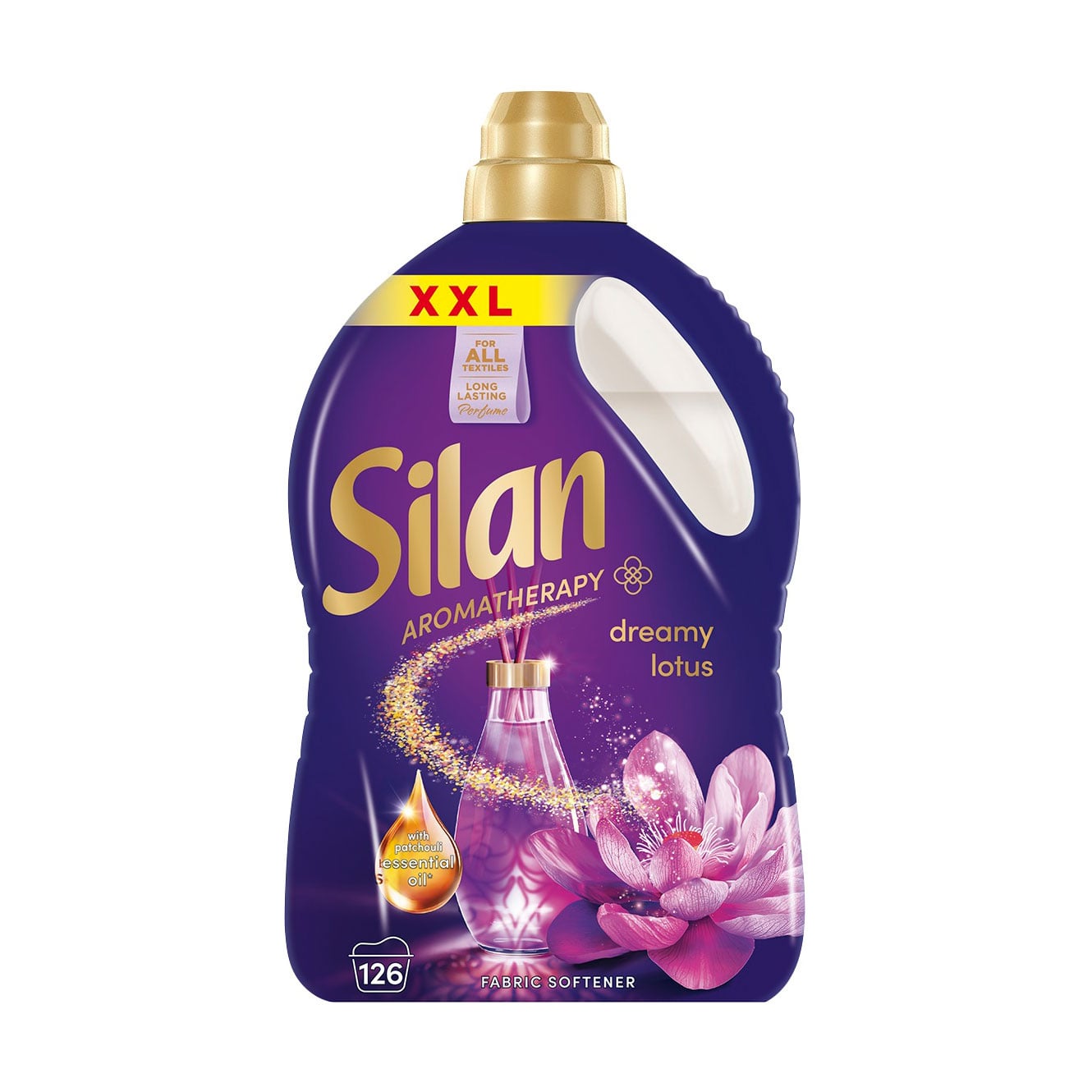 Ополіскувач-кондиціонер для білизни Silan Aromatherapy Dreamy Lotus, 126 циклів прання, 2.772 л